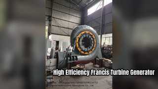 高効率フランシス水車発電機 300KW ～ 20MW