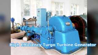 高効率 Turgo タービン発電機 4000kW 電源ソリューション