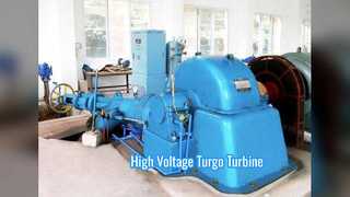 Turgo タービン発電機: 高電圧電力