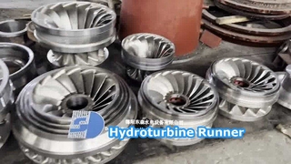 ステンレス鋼 13 ブレード フランシス ランナー – 中/高ヘッド アプリケーション